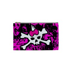 Punk Skull Princess Cosmetic Bag (Small) from ZippyPress Front