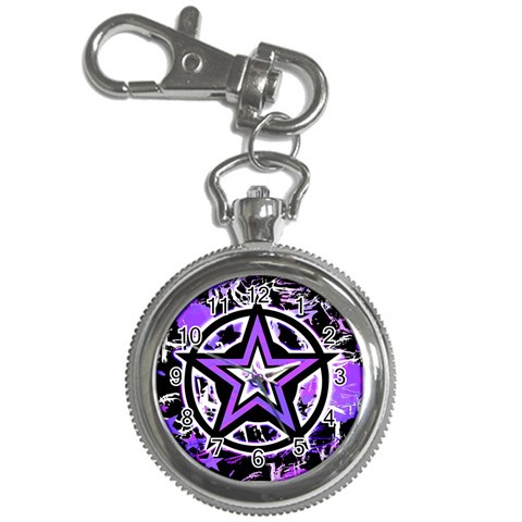 Purple Star Key Chain Watch from ZippyPress Front
