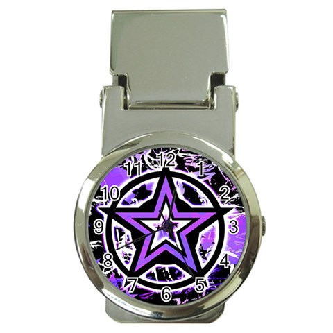 Purple Star Money Clip Watch from ZippyPress Front