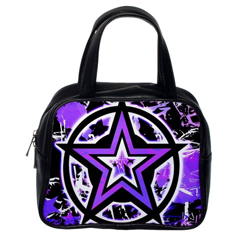 Purple Star Classic Handbag (One Side) from ZippyPress Front