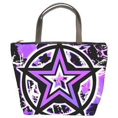 Purple Star Bucket Bag from ZippyPress Front