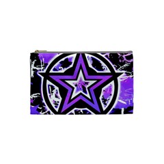 Purple Star Cosmetic Bag (Small) from ZippyPress Front