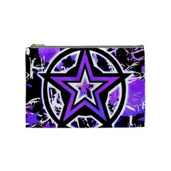 Purple Star Cosmetic Bag (Medium) from ZippyPress Front