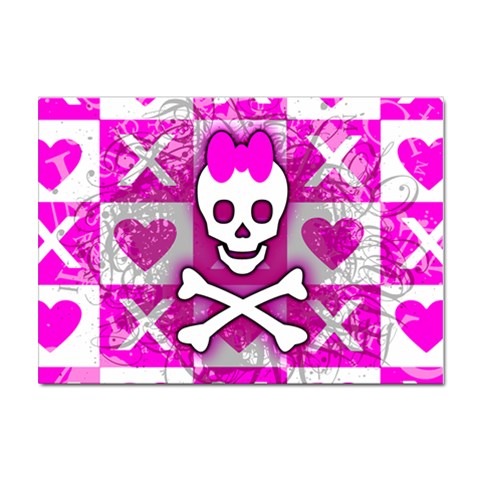 Skull Princess Sticker A4 (100 pack) from ZippyPress Front