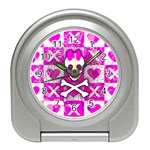 Skull Princess Travel Alarm Clock