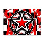 Star Checkerboard Splatter Sticker A4 (10 pack)