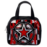 Star Checkerboard Splatter Classic Handbag (One Side)