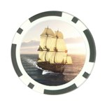 French Warship Poker Chip