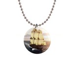 French Warship Button Necklace