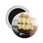 French Warship 2.25  Button Magnet