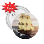 French Warship 2.25  Button (10 pack)