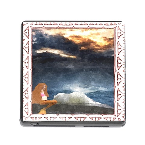 Stormy Twilight [Framed] Memory Card Reader with Storage (Square) from ZippyPress Front