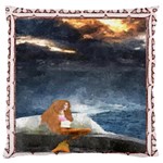 Stormy Twilight [Framed] Large Cushion Case (Two Sides)