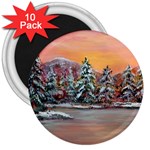  Jane s Winter Sunset   by Ave Hurley of ArtRevu ~ 3  Magnet (10 pack)