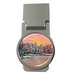  Jane s Winter Sunset   by Ave Hurley of ArtRevu ~ Money Clip (Round)