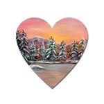  Jane s Winter Sunset   by Ave Hurley of ArtRevu ~ Magnet (Heart)