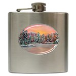  Jane s Winter Sunset   by Ave Hurley of ArtRevu ~ Hip Flask (6 oz)