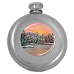  Jane s Winter Sunset   by Ave Hurley of ArtRevu ~ Hip Flask (5 oz)