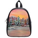  Jane s Winter Sunset   by Ave Hurley of ArtRevu ~ School Bag (Small)