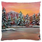  Jane s Winter Sunset   by Ave Hurley of ArtRevu ~ Large Cushion Case (Two Sides)