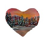  Jane s Winter Sunset   by Ave Hurley of ArtRevu ~ Standard 16  Premium Heart Shape Cushion 