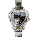 erinscat Heart Italian Charm Watch