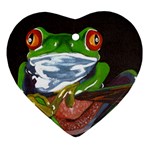 Tree Frog Ornament (Heart)