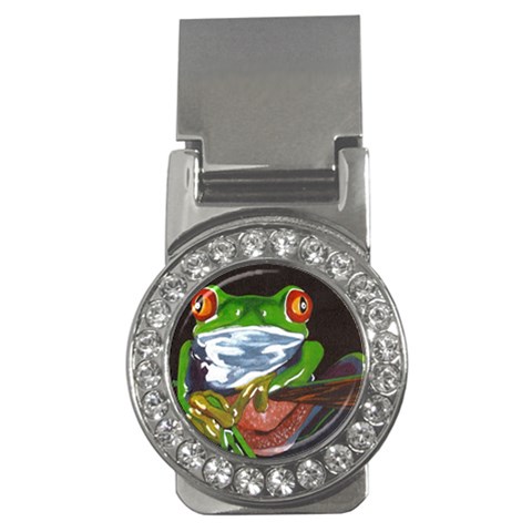 Tree Frog Money Clip (CZ) from ZippyPress Front