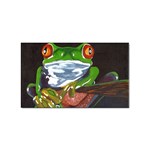 Tree Frog Sticker Rectangular (100 pack)