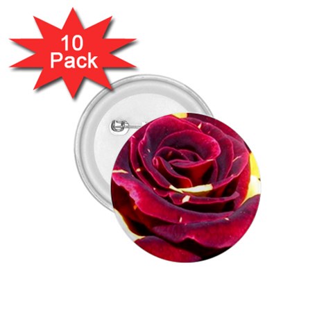 Rose 2 1.75  Button (10 pack)  from ZippyPress Front