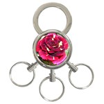 Rose 1 3-Ring Key Chain