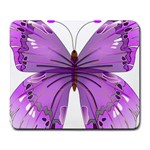 Purple Awareness Butterfly Large Mouse Pad (Rectangle)