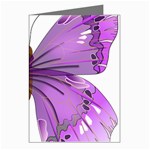 Purple Awareness Butterfly Greeting Card (8 Pack)