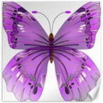Purple Awareness Butterfly Canvas 12  x 12  (Unframed)