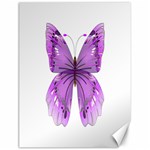 Purple Awareness Butterfly Canvas 18  x 24  (Unframed)