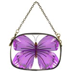 Purple Awareness Butterfly Chain Purse (Two Sided) 