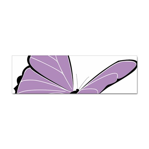 Purple Awareness Butterfly 2 Bumper Sticker 10 Pack from ZippyPress Front