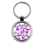 Invisible Illness Collage Key Chain (Round)
