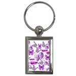 Invisible Illness Collage Key Chain (Rectangle)
