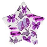 Invisible Illness Collage Star Ornament (Two Sides)