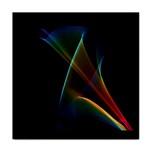 Abstract Rainbow Lily, Colorful Mystical Flower  Ceramic Tile