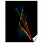 Abstract Rainbow Lily, Colorful Mystical Flower  Canvas 18  x 24  (Unframed)