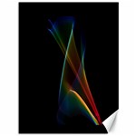 Abstract Rainbow Lily, Colorful Mystical Flower  Canvas 36  x 48  (Unframed)