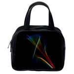 Abstract Rainbow Lily, Colorful Mystical Flower  Classic Handbag (One Side)