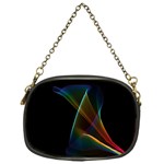 Abstract Rainbow Lily, Colorful Mystical Flower  Chain Purse (One Side)