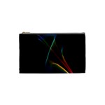 Abstract Rainbow Lily, Colorful Mystical Flower  Cosmetic Bag (Small)
