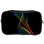 Abstract Rainbow Lily, Colorful Mystical Flower  Travel Toiletry Bag (Two Sides)