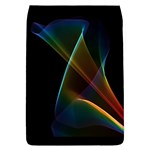 Abstract Rainbow Lily, Colorful Mystical Flower  Removable Flap Cover (Large)