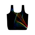 Abstract Rainbow Lily, Colorful Mystical Flower  Reusable Bag (S)