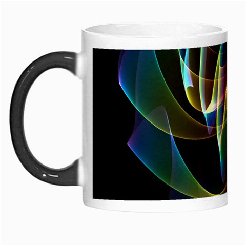 Northern Lights, Abstract Rainbow Aurora Morph Mug from ZippyPress Left